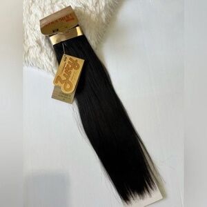 Ultra Silky 100% Human hair 1# Black Straight Hair Extensions wefts